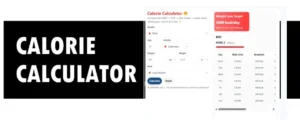 Online calorie calculator to track daily calorie intake, calculate TDEE, BMR, and manage weight goals.