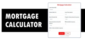 Free online Mortgage Calculator to estimate monthly payments, interest rates, and loan affordability in USA